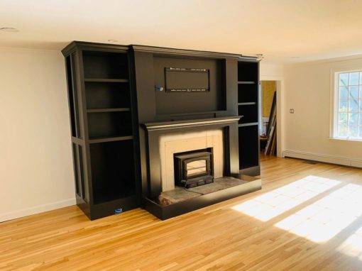 Painted Built-Ins Boston (Before / After)